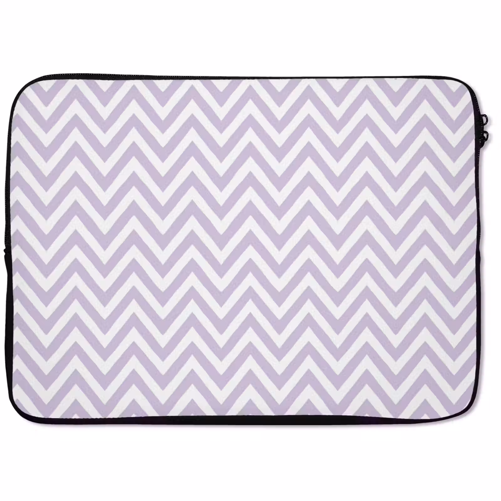 Laptophoes - Lila - Geometrisch - Chevron - Zigzag - Patroon — 1