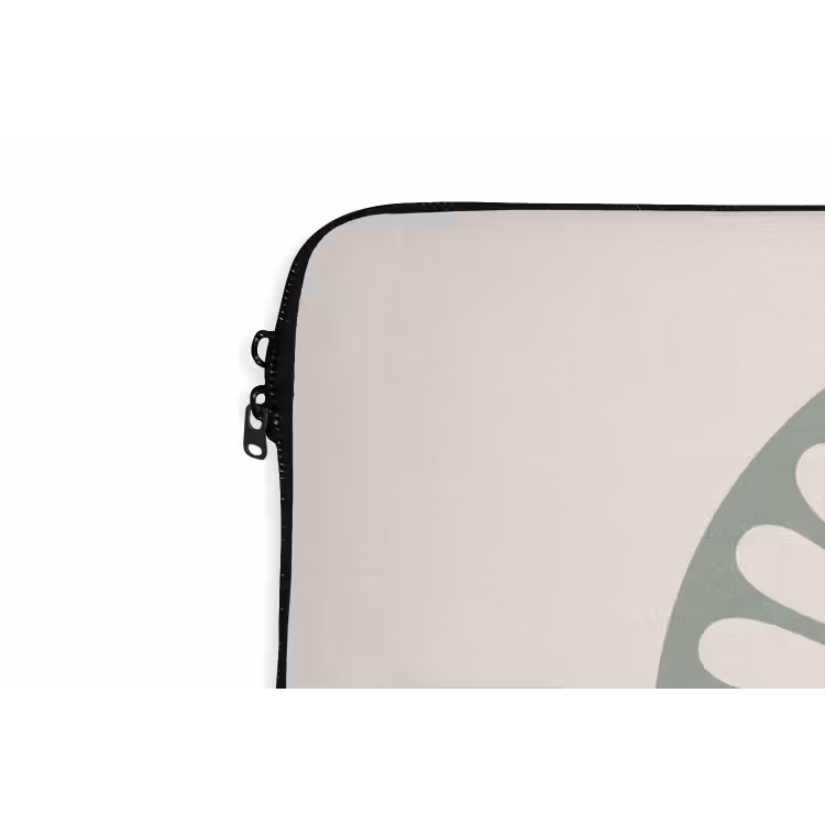 Laptophoes - Abstract - Patroon - Radiaal - Modern - Groen — 6