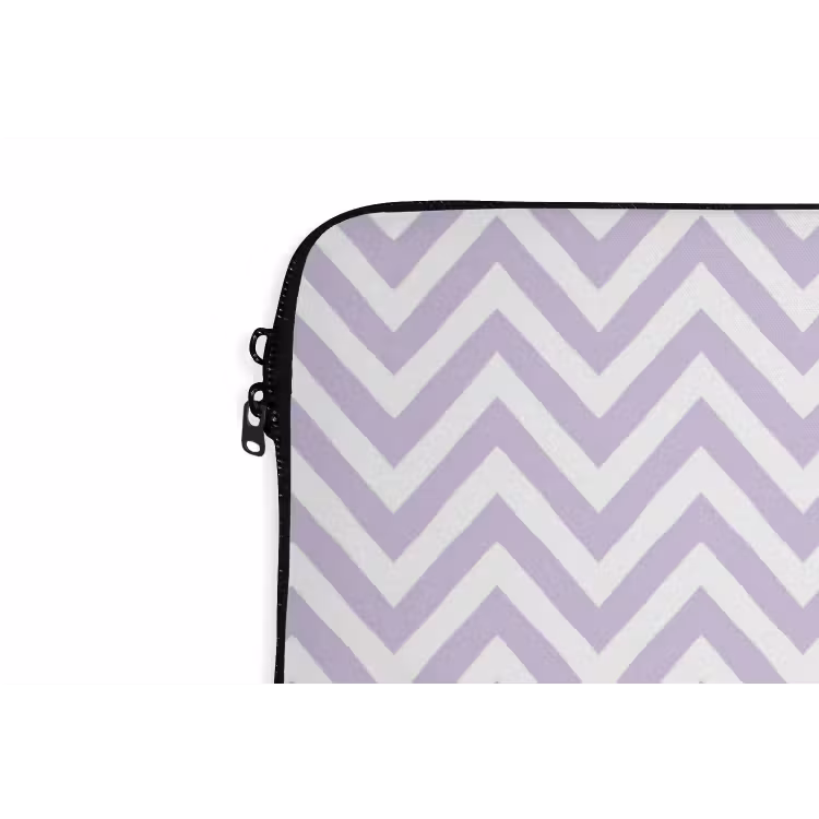 Laptophoes - Lila - Geometrisch - Chevron - Zigzag - Patroon — 6