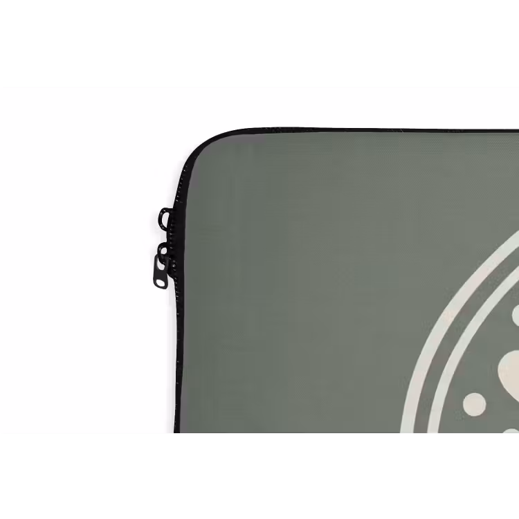 Laptophoes - Patroon - Cirkel - Abstract - Groen - Decoratie — 6