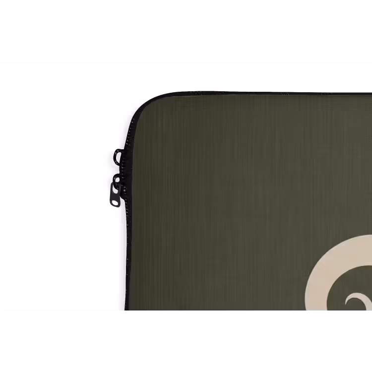 Laptophoes - Patroon - Spiraal - Abstract - Modern - Groen — 6