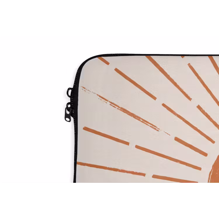 Laptophoes - Zon - Stralen - Abstract - Terracotta - Modern — 6