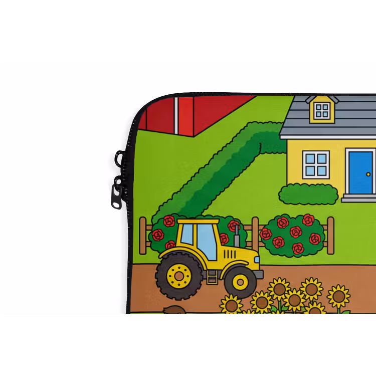 Laptophoes - Platteland - Dieren - Cartoon — 6
