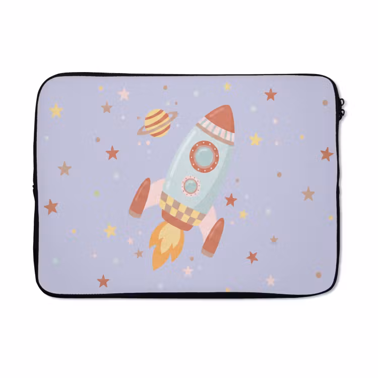 Laptophoes - Raket - Ruimte - Planeet - Illustratie — 5
