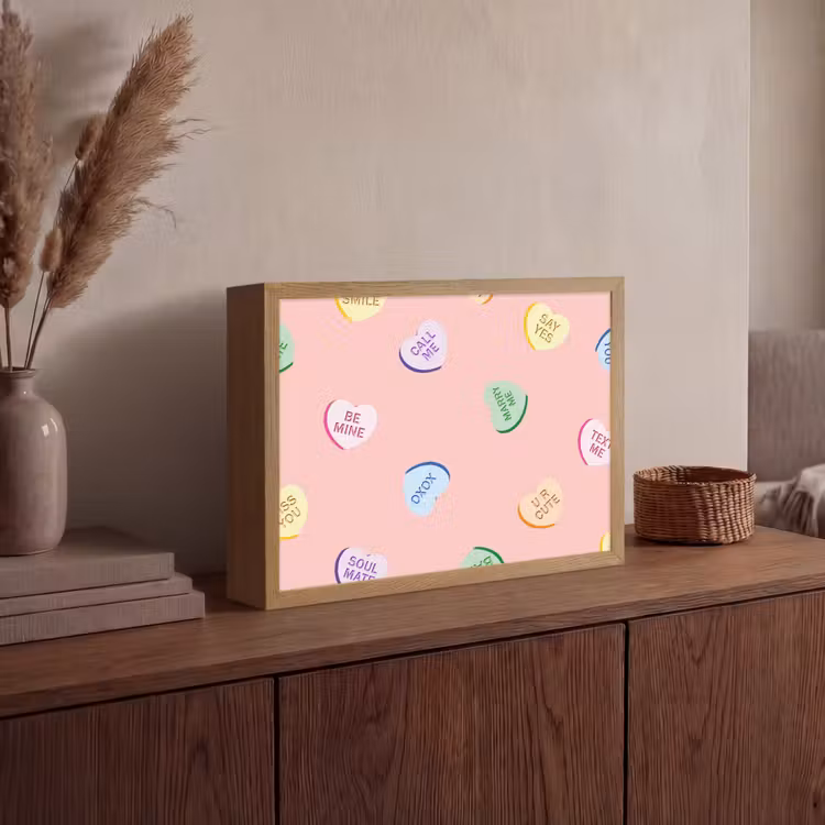 Lightbox - Wandlamp - Hart - Snoep - Pastel - Tekst — 4
