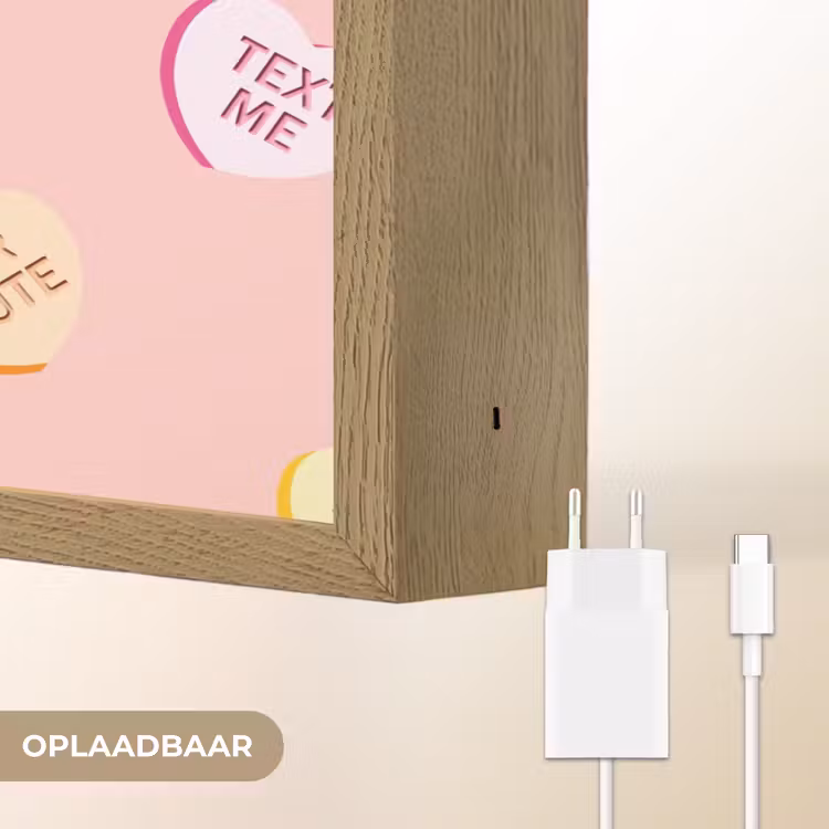 Lightbox - Wandlamp - Hart - Snoep - Pastel - Tekst — 7