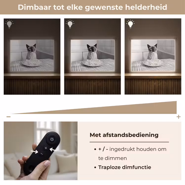 Lightbox - Wandlamp - Kat - Siamees - Zwart Wit - Schattig - Dieren — 9