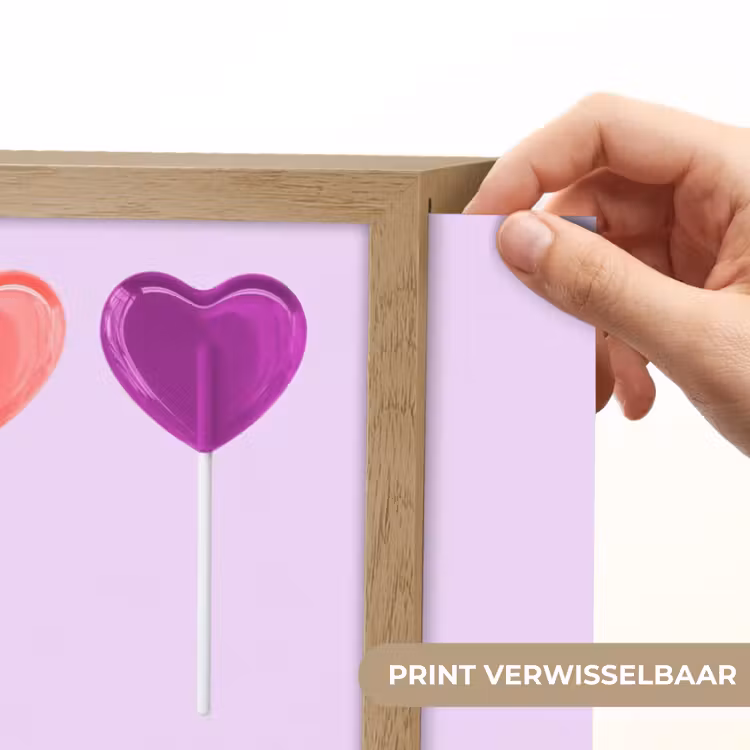 Lightbox - Wandlamp - Lolly - Hart - Roze - Snoep — 5