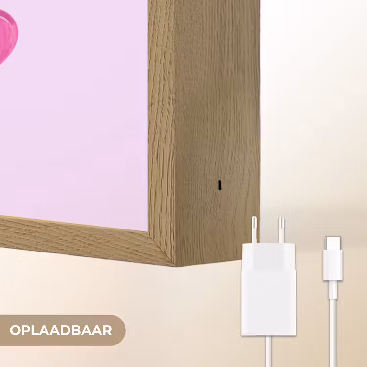 Lightbox - Wandlamp - Lolly - Hart - Roze - Snoep — 7