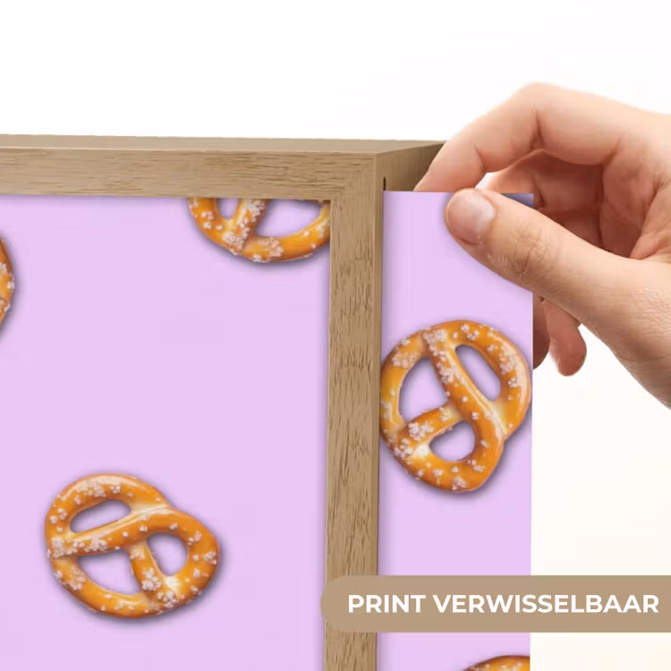 Lightbox - Wandlamp - Pretzels - Eten - Paars — 5