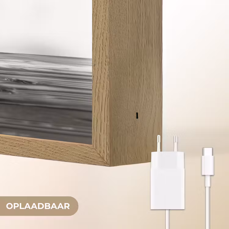 Lightbox - Wandlamp - Schotse Hooglander - Spaghetti - Dieren - Zwart wit — 7