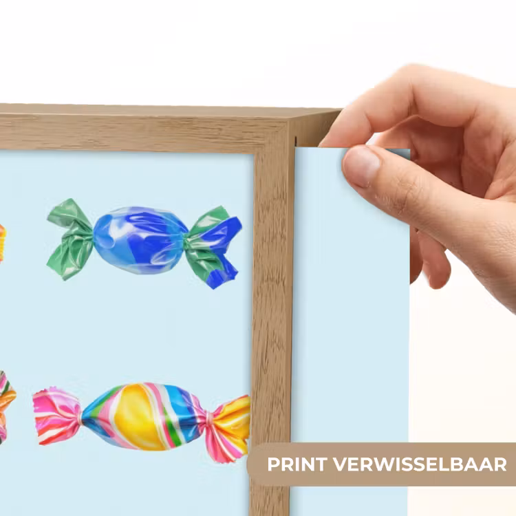 Lightbox - Wandlamp - Snoepjes - Realistisch - Kleurrijk — 5