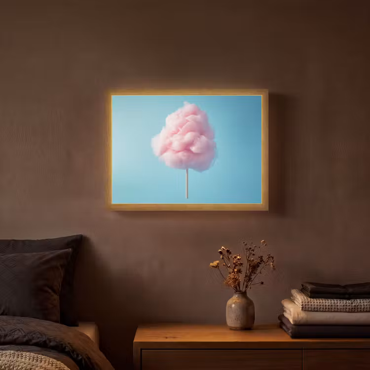 Lightbox - Wandlamp - Suikerspin - Zoet - Snoep — 3