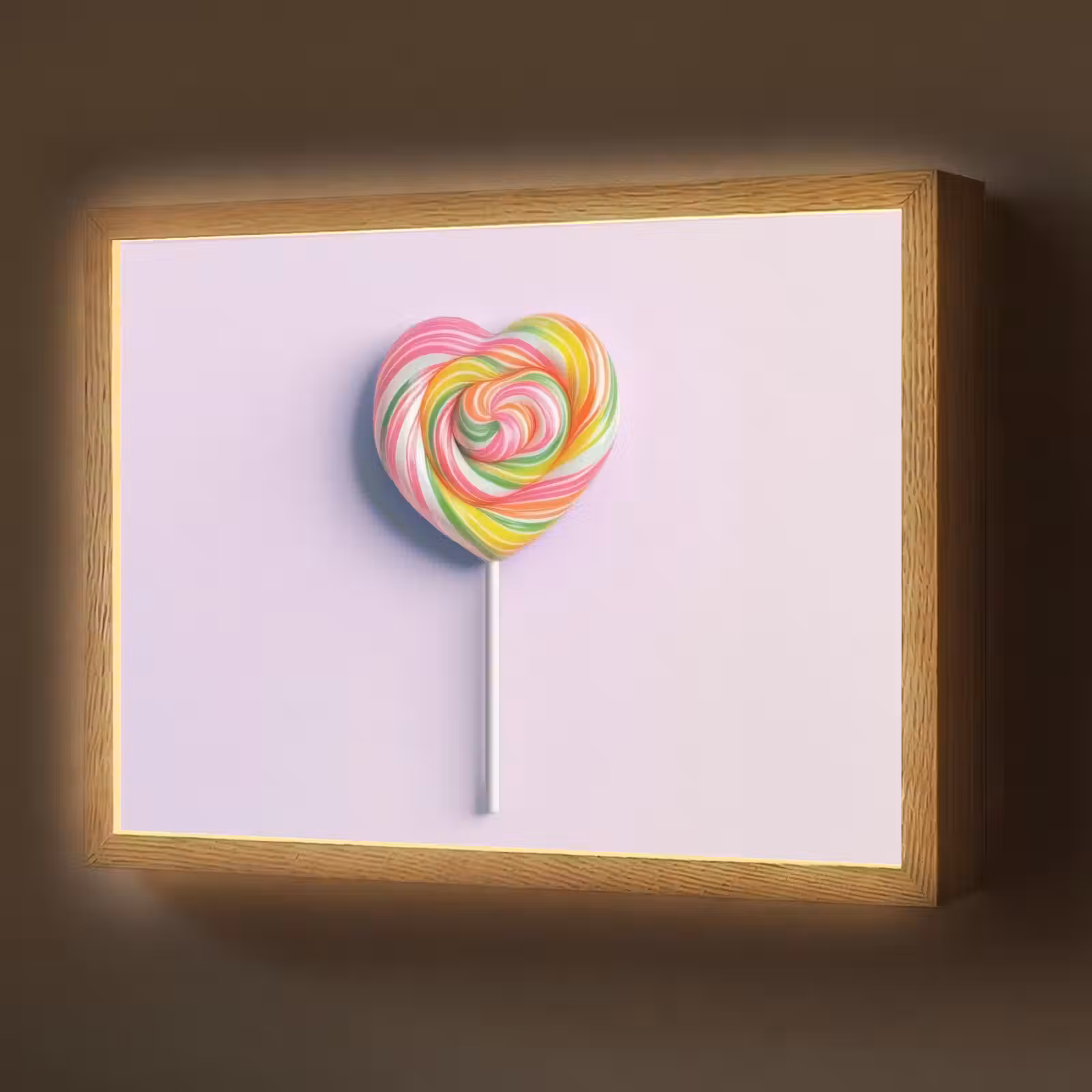 Lightbox - Wandlamp - Hart - Lolly - Snoep — 1