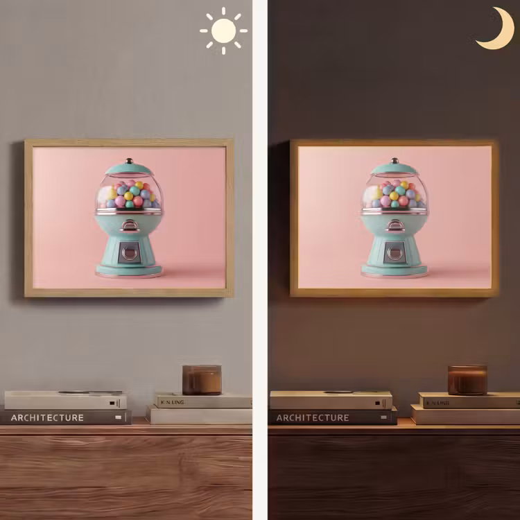 Lightbox - Wandlamp - Kauwgom - Retro - Snoep - Roze — 6
