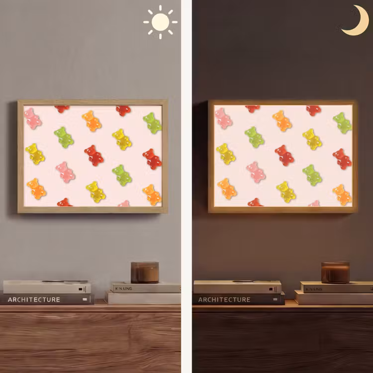 Lightbox - Wandlamp - Kleur - Snoep - Roze — 6