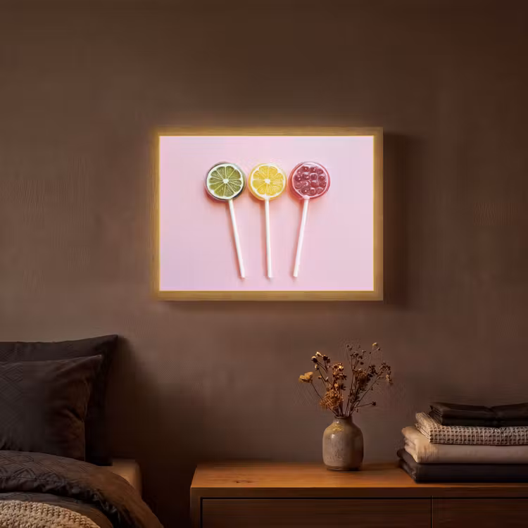 Lightbox - Wandlamp - Lolly - Snoep - Citrus — 3