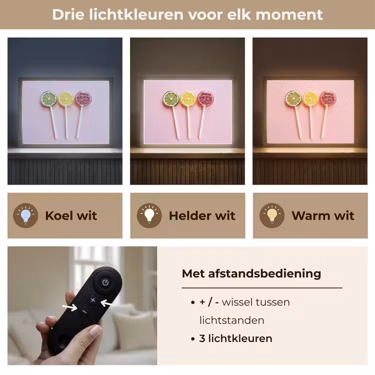 Lightbox - Wandlamp - Lolly - Snoep - Citrus — 8