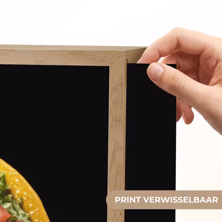 Lightbox - Wandlamp - Taco - Vlees - Salade - Delftsblauw - Motief — 5