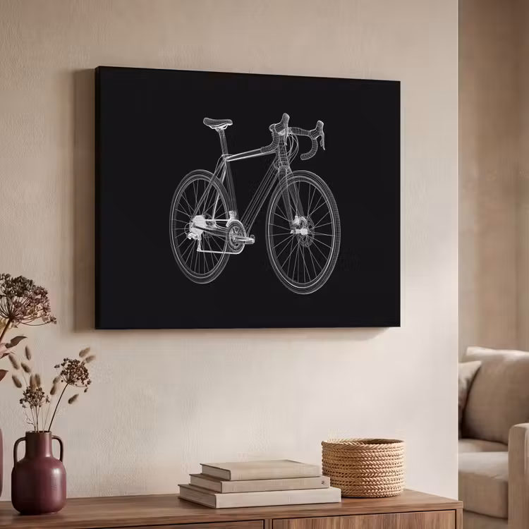 Art Frame - Lijnen - Illustratie - Wit — 4