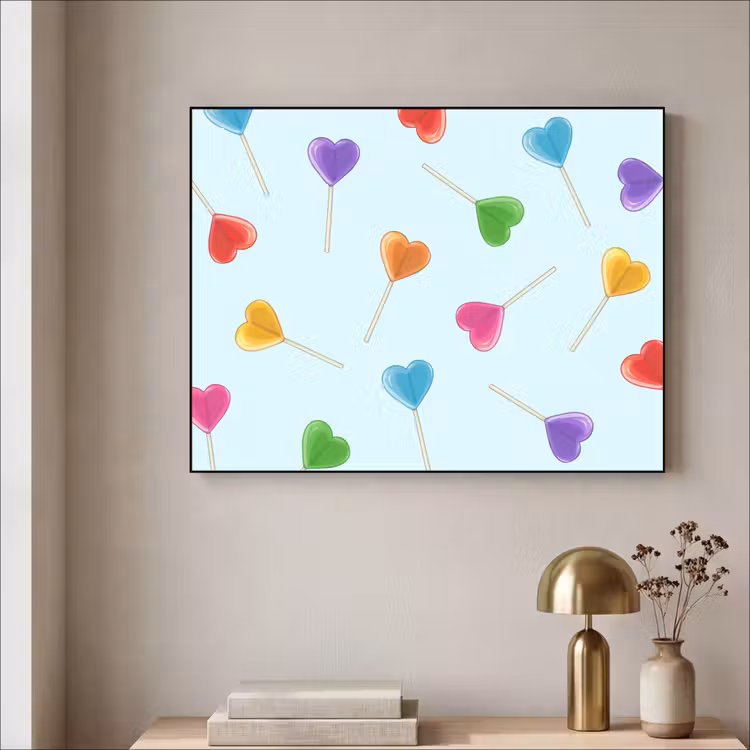 Art Frame - Lolly - Regenboog - Snoep — 3
