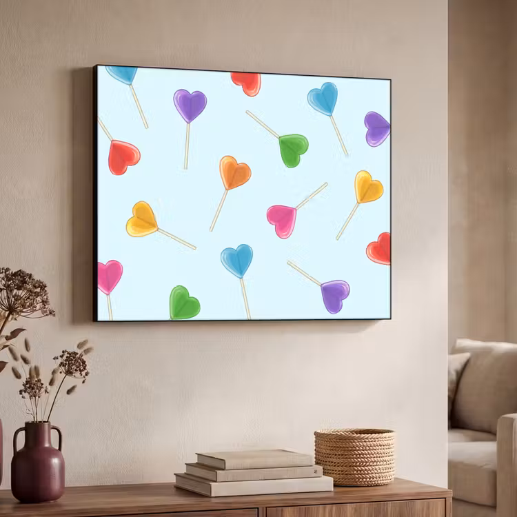 Art Frame - Lolly - Regenboog - Snoep — 4