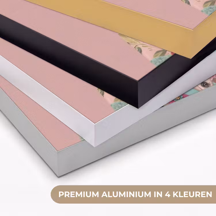 Art Frame - Luiaard - Bloemenprint - Bril - Roze — 5