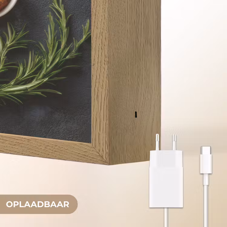 Lightbox - Wandlamp - Lepels - Wit - Poeder - Kruiden — 7