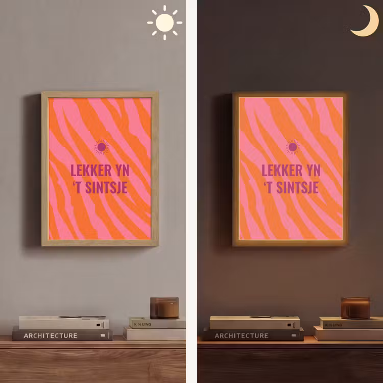Lightbox - Wandlamp - Quote - Zomer - Roze — 5