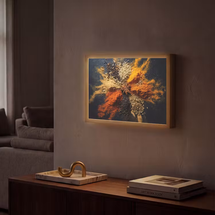 Lightbox - Wandlamp - Specerijen - Explosie - Oranje — 2