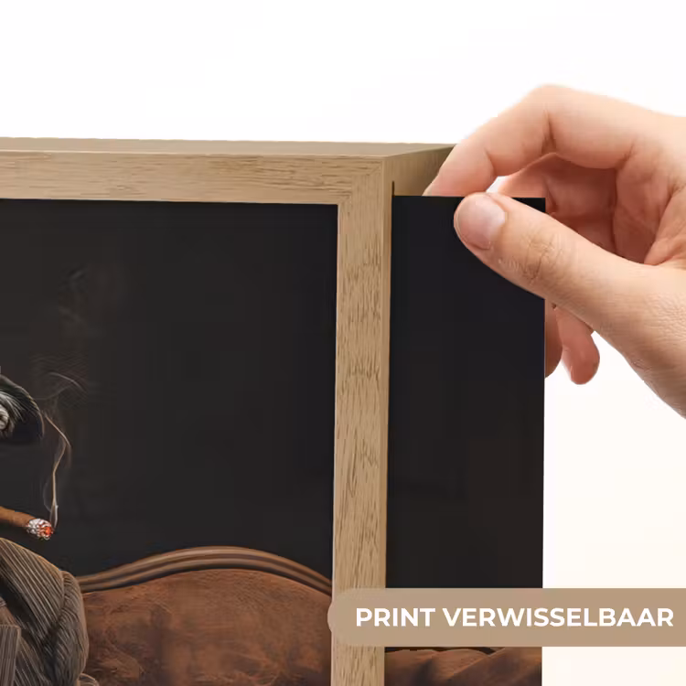 Lightbox - Wandlamp - Hond - Sigaar - Hoed - Pak — 5