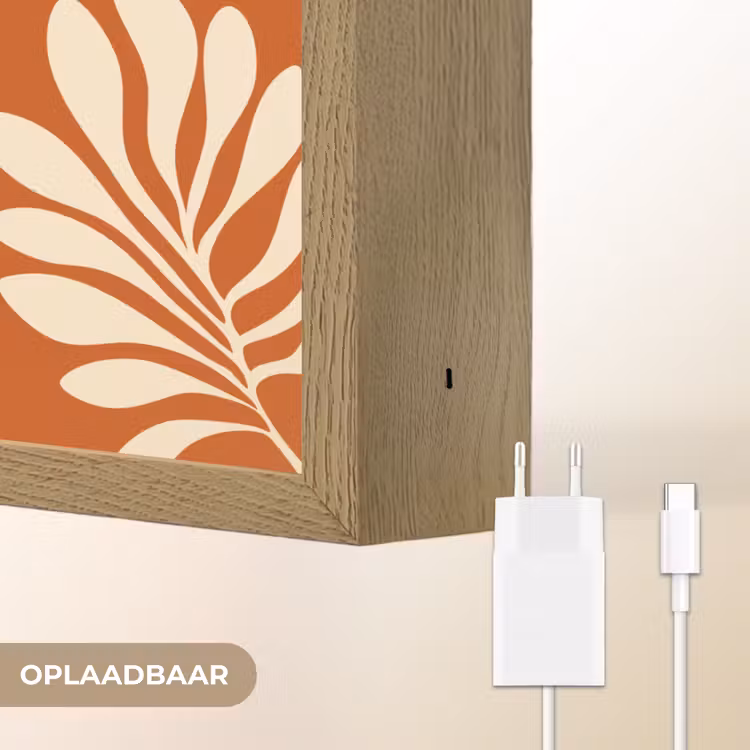 Lightbox - Wandlamp - Oranje - Wijntje - Quote — 6