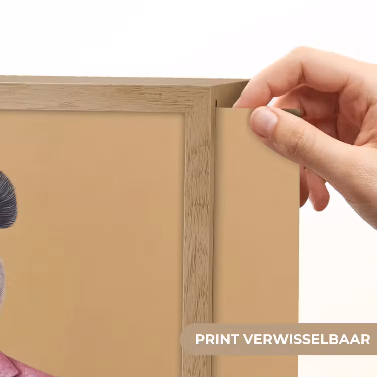 Lightbox - Wandlamp - Panda - Pak - Zonnebril - Blauw — 5