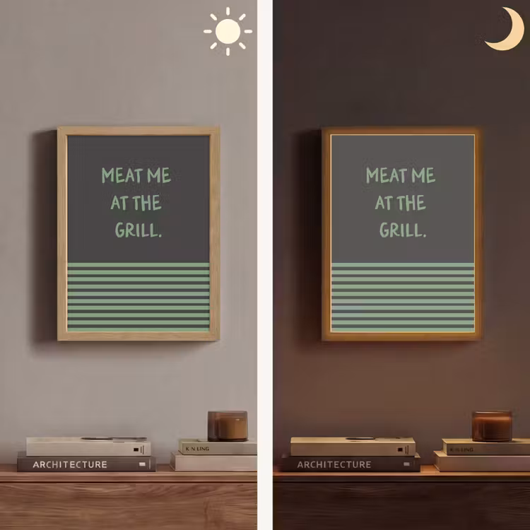 Lightbox - Wandlamp - Quote - Groen - Grill - Zomer — 5