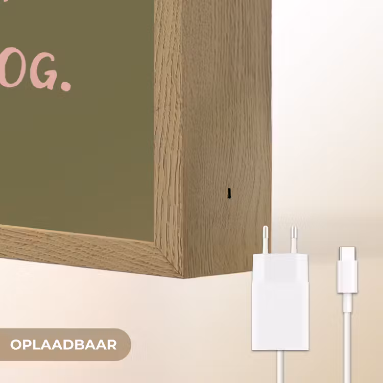 Lightbox - Wandlamp - Roze - Groen - Wijn - Quote — 6