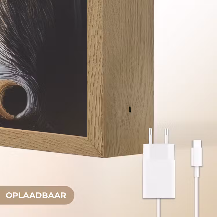 Lightbox - Wandlamp - Stier - Hoorns - Snuit - Goud — 7