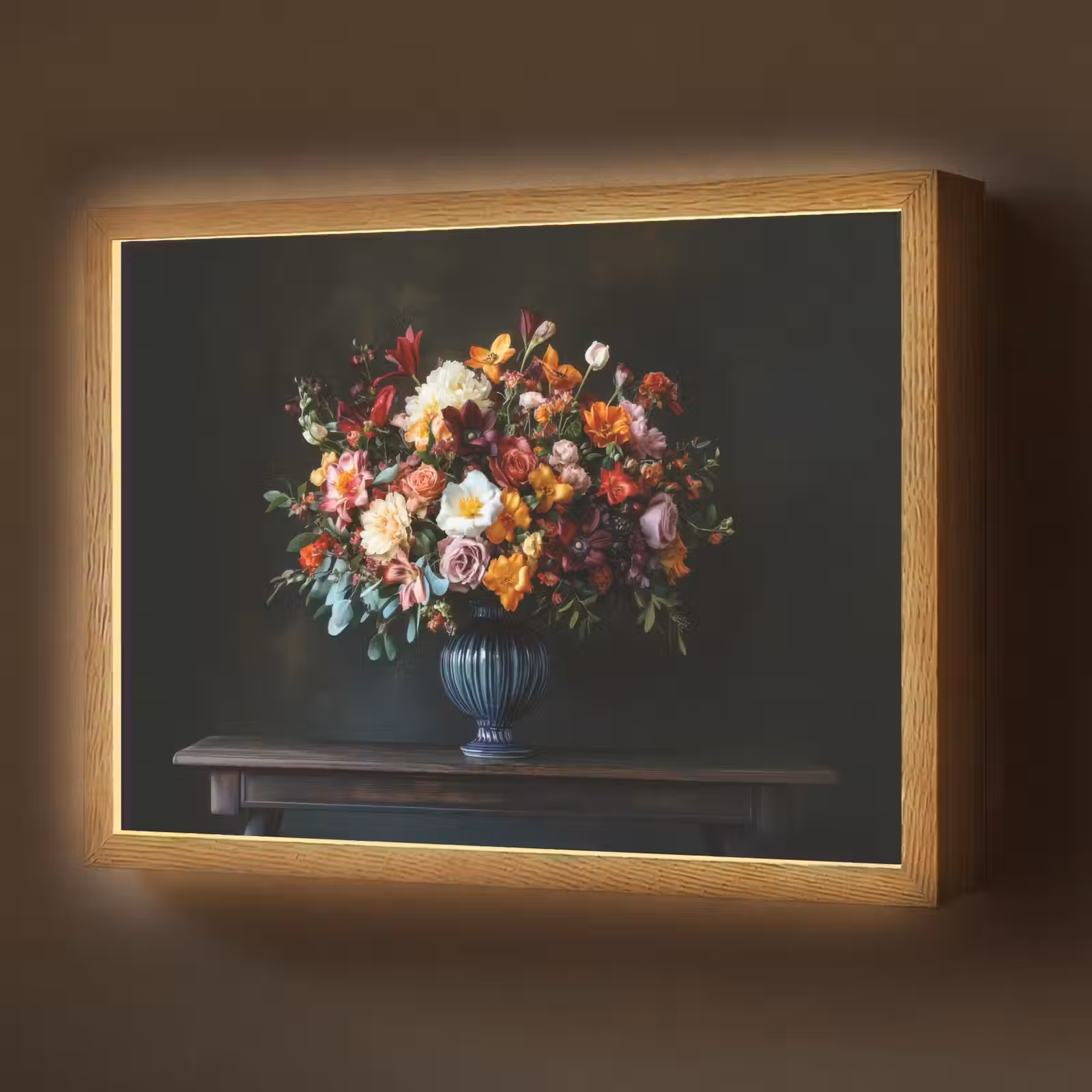 Lightbox - Wandlamp - Groot - Bloemen - Vaas - Boeket — 1