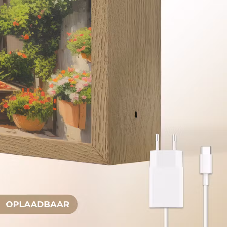 Lightbox - Wandlamp - Dorp - Zon - Kraampjes - Huizen — 7