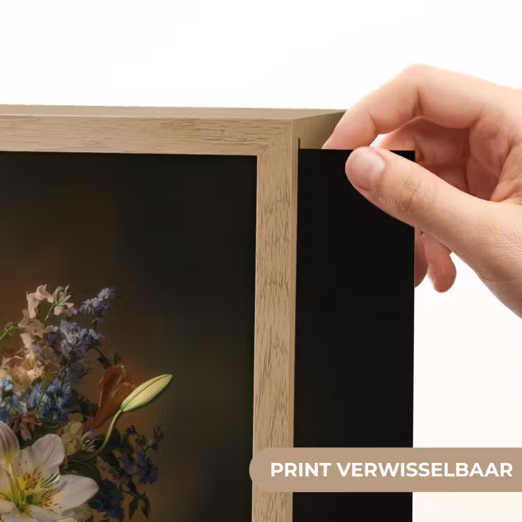 Lightbox - Wandlamp - Glazen - Bloemen - Boeket - Kleuren — 5