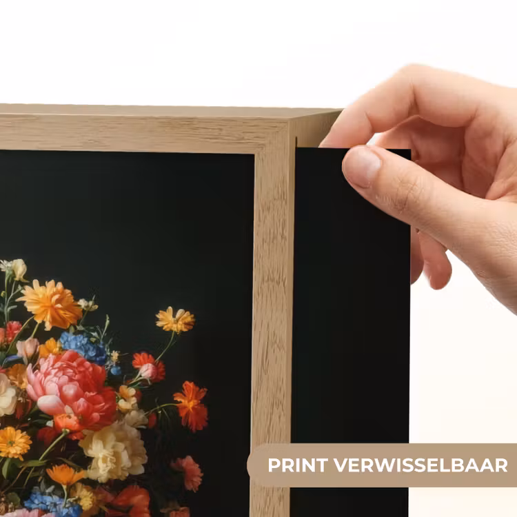 Lightbox - Wandlamp - Goud - Bloemen - Kleuren - Vaas — 5