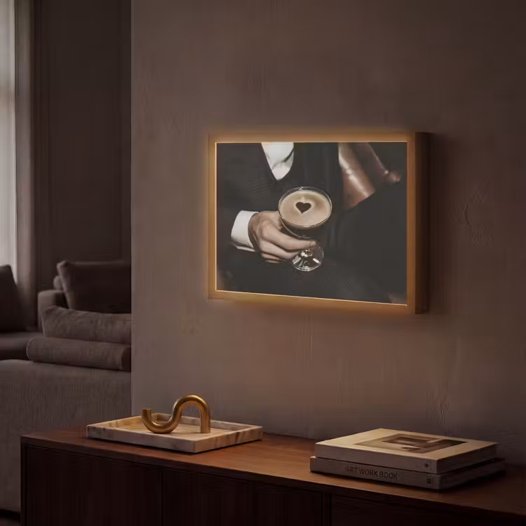 Lightbox - Wandlamp - Hartje - Cocktail - Espresso Martini - Hand — 2
