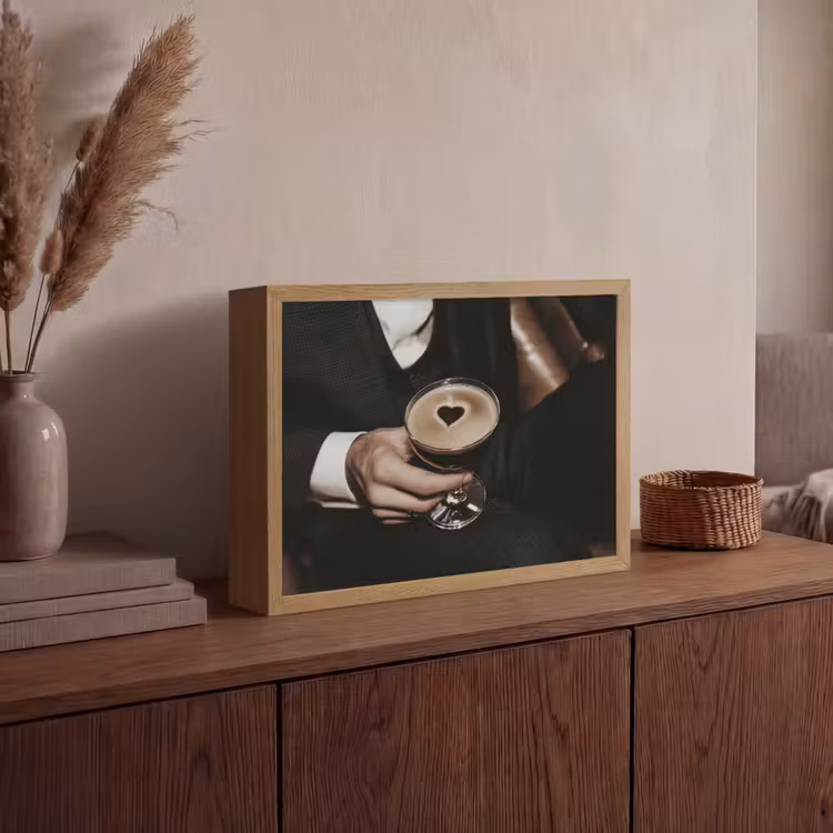 Lightbox - Wandlamp - Hartje - Cocktail - Espresso Martini - Hand — 4