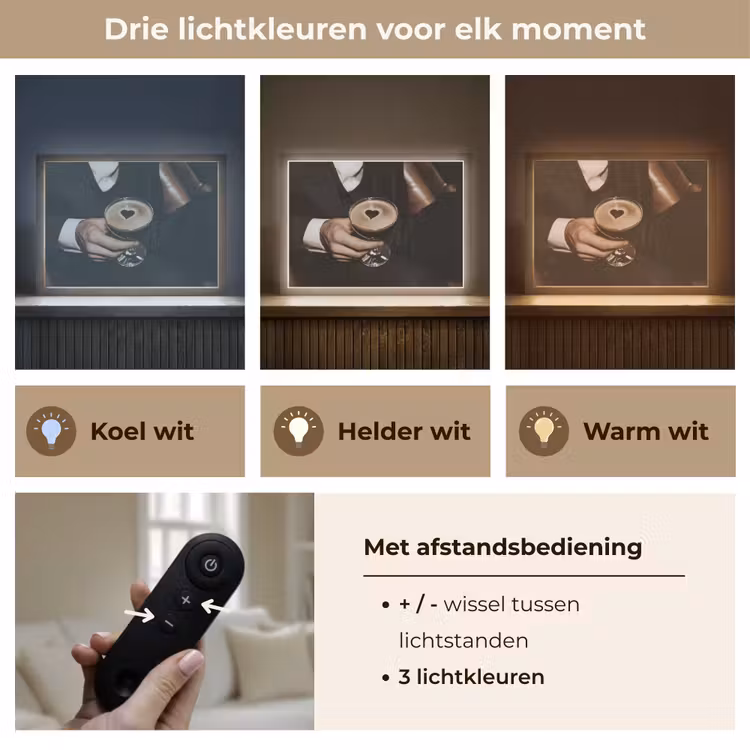 Lightbox - Wandlamp - Hartje - Cocktail - Espresso Martini - Hand — 8