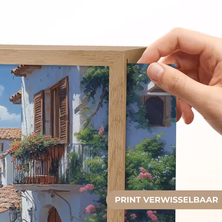 Lightbox - Wandlamp - Huizen - Zee - Bomen - Bloemen — 5