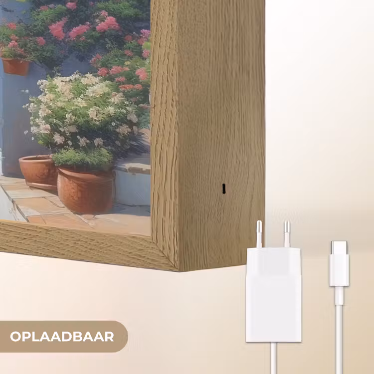Lightbox - Wandlamp - Huizen - Zee - Bomen - Bloemen — 7