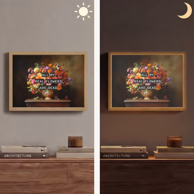 Lightbox - Wandlamp - Kleur - Bloemen - Vintage - Bloemenvaas — 6