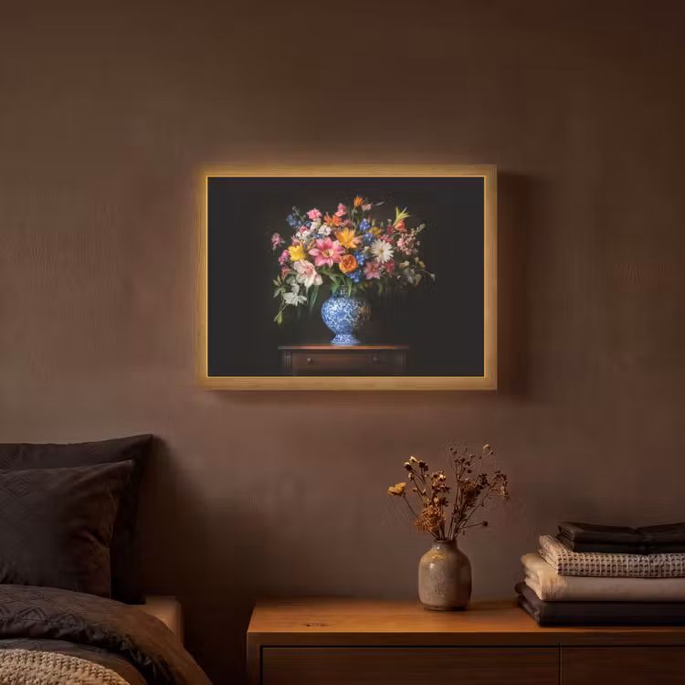 Lightbox - Wandlamp - Kleur - Vaas - Bloemen - Boeket — 3