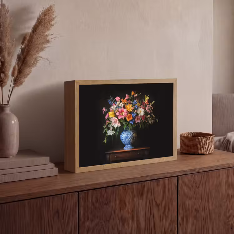 Lightbox - Wandlamp - Kleur - Vaas - Bloemen - Boeket — 4