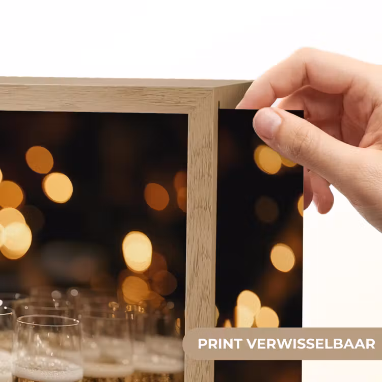 Lightbox - Wandlamp - Lichtjes - Champagne - Dienblad - Glazen — 5