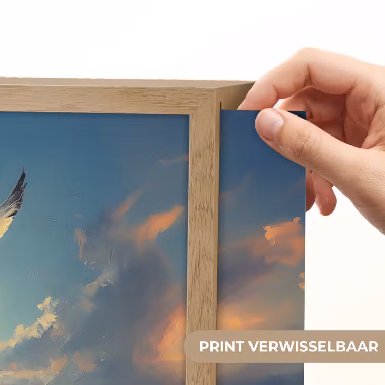 Lightbox - Wandlamp - Meeuwen - Zee - Wolken -Blauw — 5